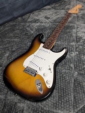 Fender Squier Stratocaster Electric Guitar. Sunburst. Fully set up (see descript