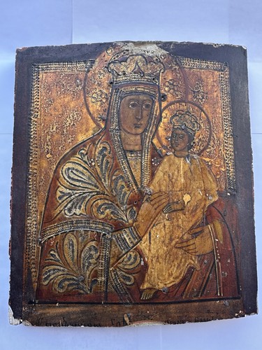 Antique orthodox icon - antique,