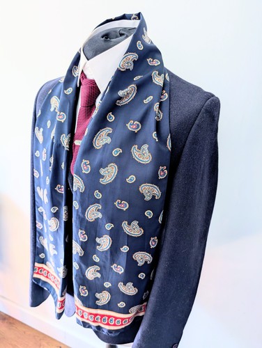 Men vintage paisley blue - vintage,