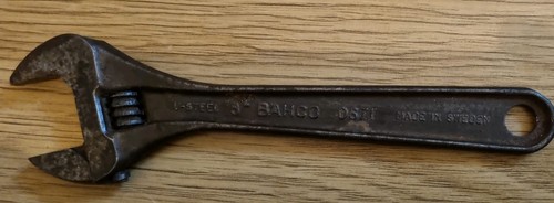 Vintage bahco wrench - wrench, 8"