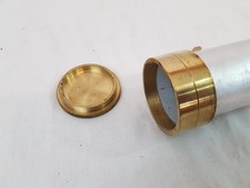 Rod tube aluminium with - rod, brass