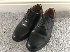 Tuffking 4075 Black Mens Oxford Dress Executive Quality Leather Uniform Shoes