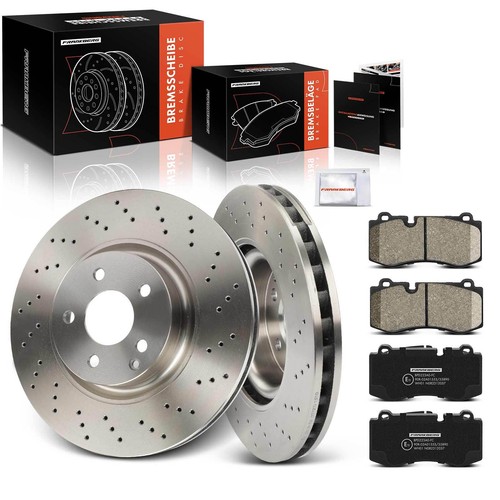 Front brake discs pads - front,