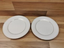 2 x Crown Ming Fine China Classic Gold by Jian Shiang 27cm Dinner Plates