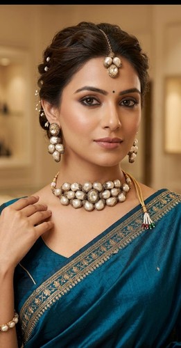 Turkish pearl choker necklace - turkish,