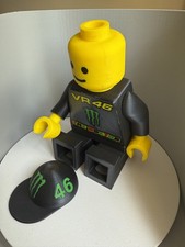 Valentino Rossi Brickman, 21cm tall. with Cap.
