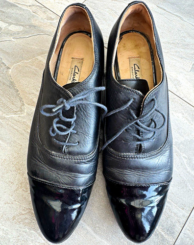 Clarks narrative black leather - narrative,