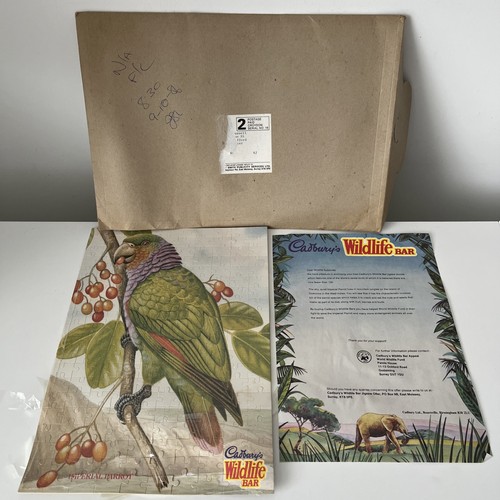Cadbury wildlife bar jigsaw - cadbury's,