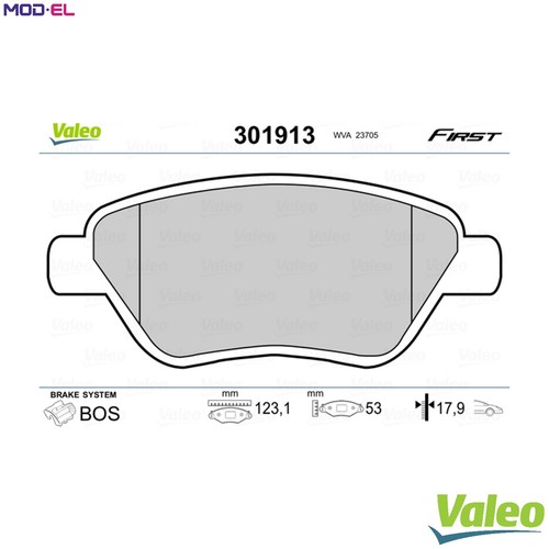 Brake pad set disc - brake,