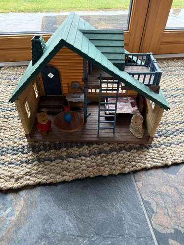 Sylvanian families log cabin - sylvanian,