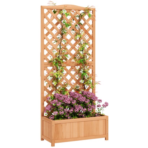 Outsunny garden wooden planter - outsunny,
