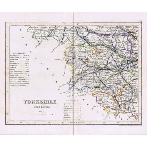 Yorkshire west riding - yorkshire, antique