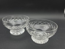 2x Lovely Vintage Clear Cut