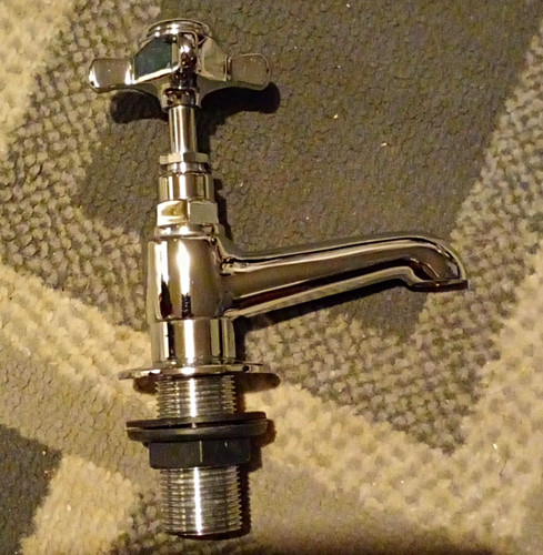 Polished chrome cold only - cold,