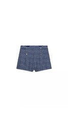 Zara Womens Navy White Striped
