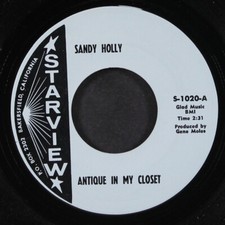 SANDY HOLLY: antique in my closet / from miss to mistake STARVIEW 7" Single