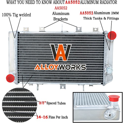 Aluminium radiator fits - radiator,