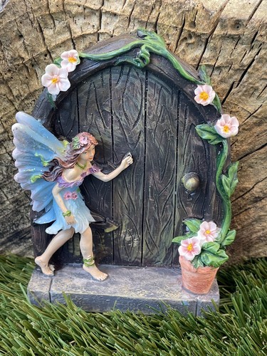 Magical blue fairy door - magical,