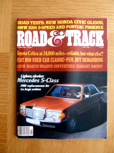 Road and track magazine - road,