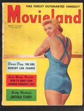 MAG: Movieland  8/1952-Doris Day -Betty Hutton-Debbie Reynolds-Terry Moore-Sc...