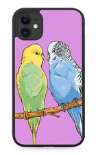 Blue and Yellow Budgies Rubber