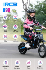 RCB R9X Kids Motocross Bike 300W Electric Motor 36V Power 12 Tyre Up to 15.5mph