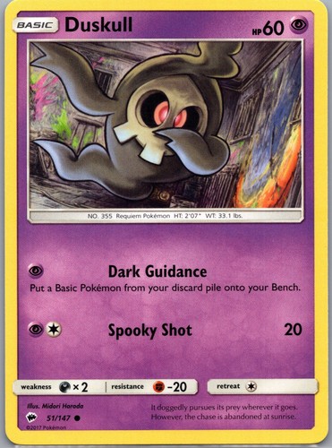 Pokemon duskull burning - duskull,