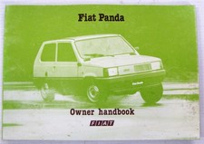 FIAT Panda Car Owners Handbook