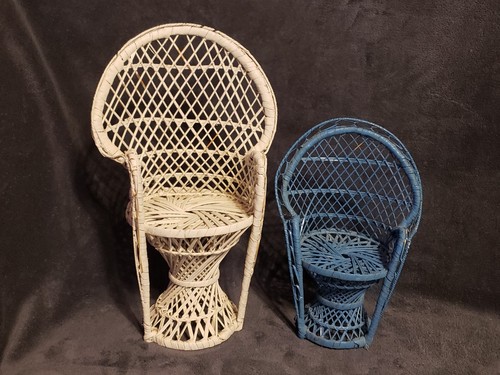 Vtg wicker doll - 2,