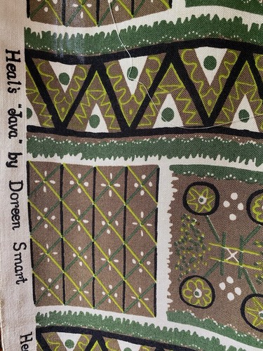 Vintage heals java fabric - vintage,