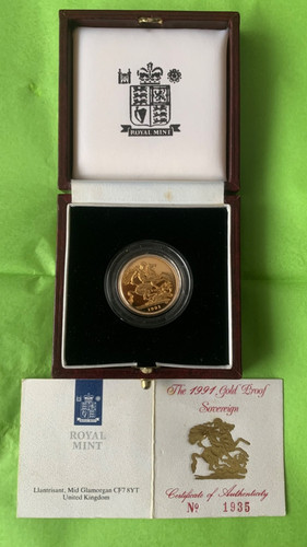 1991 full proof - proof, gold