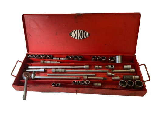Britool red vintage tool - red,
