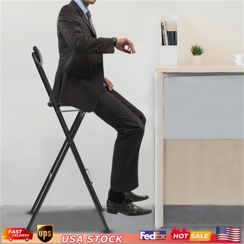 Folding bar chair - chair, w/backrest