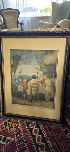 Antique wheatley mezzotint - wheatley,