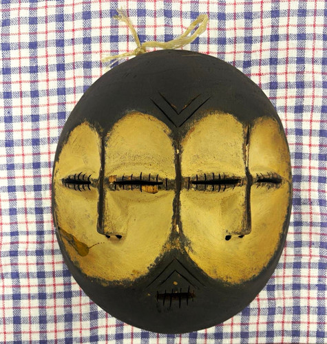 Hand painted tribal wooden - hand,