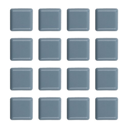 16pcs square furniture gliders - 16pcs,