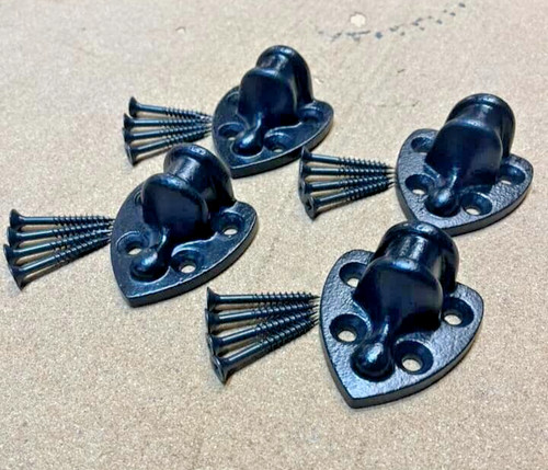 Reversible gate hinge cups - , h4