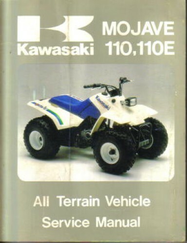 Kawasaki klf110 mojave service - klf110,