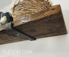 Reclaimed Recycled Old Scaffold Board Shelves Kitchen Rustic Industrial Shelf 