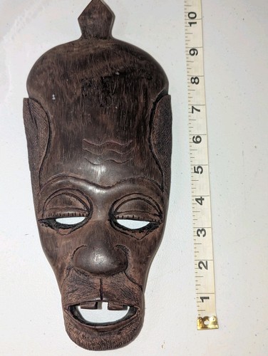 Tribal hand carved wood wall - hand,