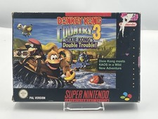 Donkey Kong Country 3 Dixie Kong's Double Trouble SNES PAL Boxed Game