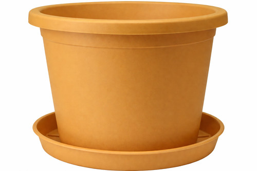 Small plastic plant pot - pot, with