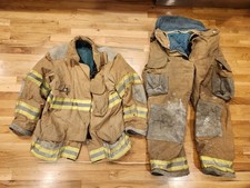 Tan PBI Turnout Gear 44 Coat