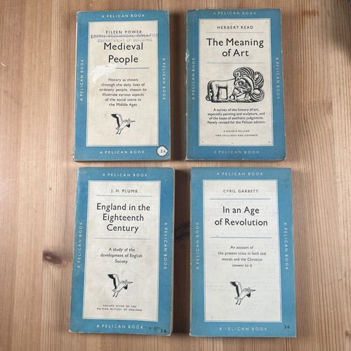 Four vintage pelican books - vintage,