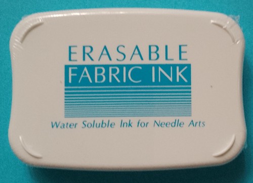 Erasable fabric ink pad - pad, for