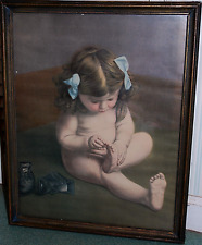 Antique HAND COLORED