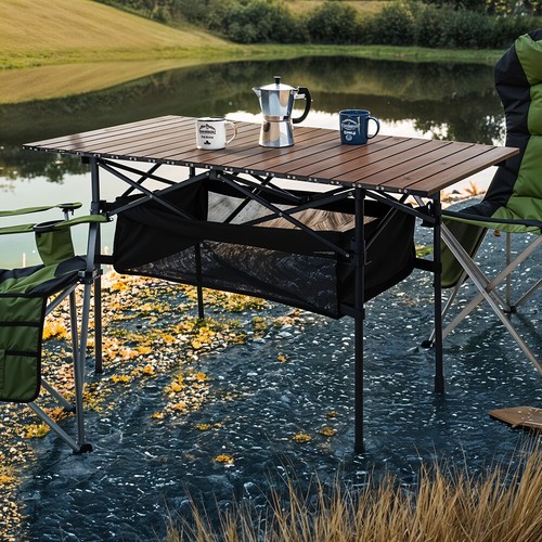 Folding camping table - camping,
