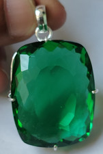 93.90 Ct. Cushion Cut Green