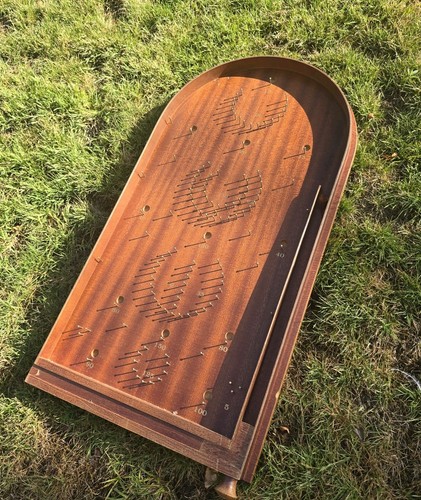 Vintage wooden bagatelle game - vintage,