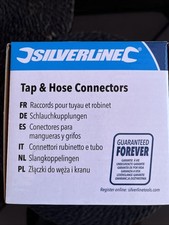Silverline Tap & Hose Connectors x30  Double Female 1/2” 656041